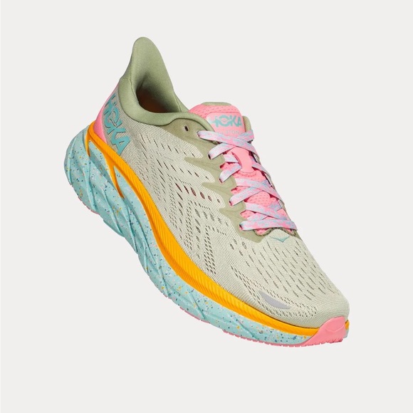 Hoka Shoes Hoka X Free People Movement Movement Clifton 8 Sea Weed Dupe Poshmark